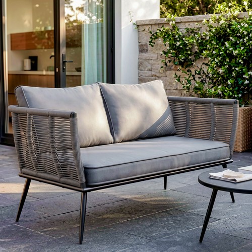 Rattan lounge sofa gartenbank - lounge,