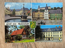 Ansichtskarte, AK, Gruß aus Rudolstadt, DDR, gelaufen