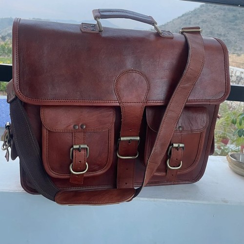 Ledertasche vintage braun - ledertasche,