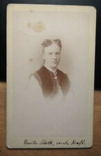 Cacilie / Cäcilie Schotte verheiratet Kraft ca. 1870er CDV Belitzki Nordhausen