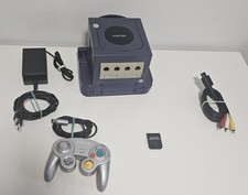 Nintendo Gamecube Konsole  lila inkl Memory Card + Controller und CD Wechsler 