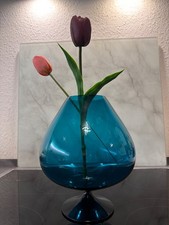 XXL Cognac Glas Petrol Blau