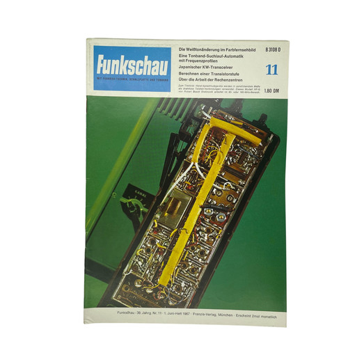 Funkschau heft zeitschrift - heft, /