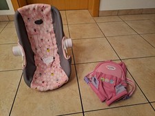 ?? BABY BORN Maxicosi Babyschale + Puppentrage Bauchtrage Zapf ??