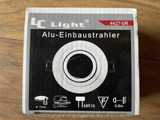 4 Stück Alu-Einbaustrahler LC