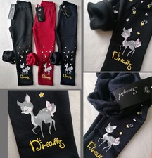 Thermo-Leggings Winterlegging Winterhose Gr. 86/92 - 146/152 Thermolegging Reh