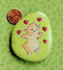 ?♥️ Handbemalter Stein  + Bär + Teddy + Liebe + Freundschaft + Herz + Glück
