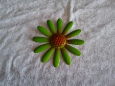 Wand-Deko/Blume/neu/Metall/hel