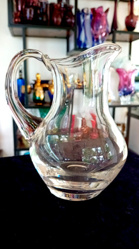 Schwere glas vase - schwere,