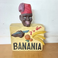 Banania vintage werbefigur xxl - banania,