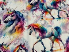 50 cm Jersey Stoff Einhorn