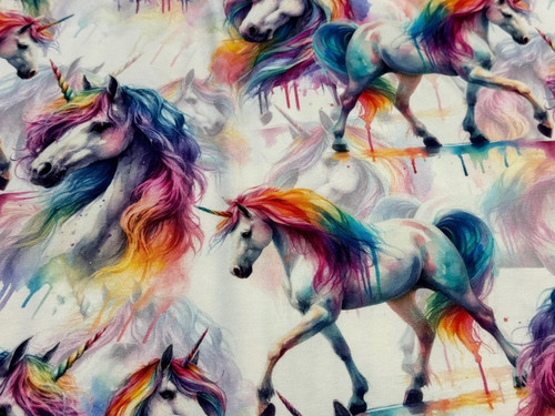 Jersey stoff einhorn - jersey,