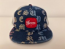 Supreme Cap Gradient Denim
