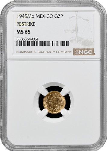 Mexiko peso 1945 ngc - 1945, mo,