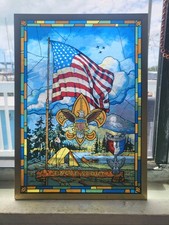 Eagle Boy Scout Stained Glass