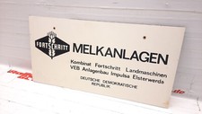 DDR SCHILD WERBE SCHILD VEB