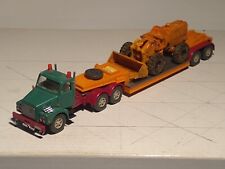 WIKING H0 SET VOLVO N 10 TIEFLADE-SZ. +HANOMAG SCHAUFELLADER DEFEKT TW EIGENBAU