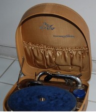 Telefunken Plattenspieler Lido - Reise Koffer Grammophon -