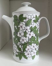 Original Arzberg 6500 Porzellan Kaffee Kanne Hellas Apfelblüte TOP + UNBENUTZT