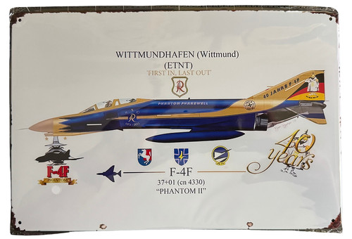 Blechschild wittmund f 4f - blechschild, –