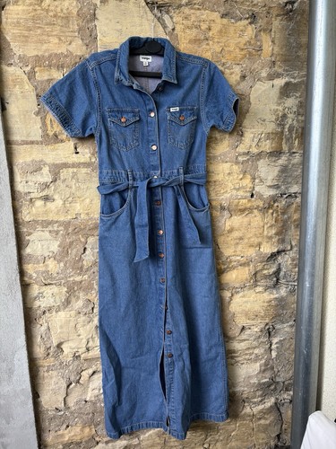 Wrangler jeanskleid maxikleid - jeanskleid,