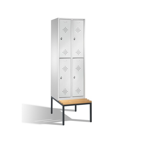 Garderobenschrank 2x2 fächer - 2x2,