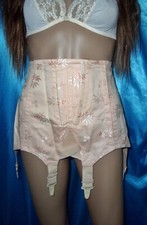Vintage Naturana Schnürkorsett Straps Hüfthalter rosa Korsett Girdle NEU  (m15)