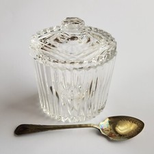 Antik Kristallglas oval