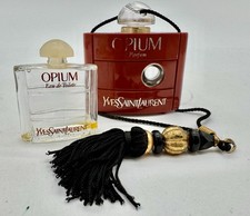 2 Parfum Miniaturen Opium d'Yves Saint Laurent 7,5 ml. 1980er Jahre.