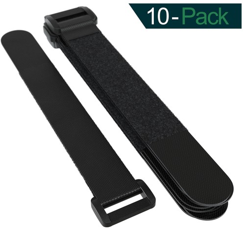 10x klettkabelbinder mit - klettkabelbinder,