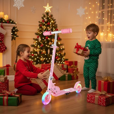 Kinder Roller Scooter Cityroller 120mm LED Räder Höheverstellbare Jungen Mädchen