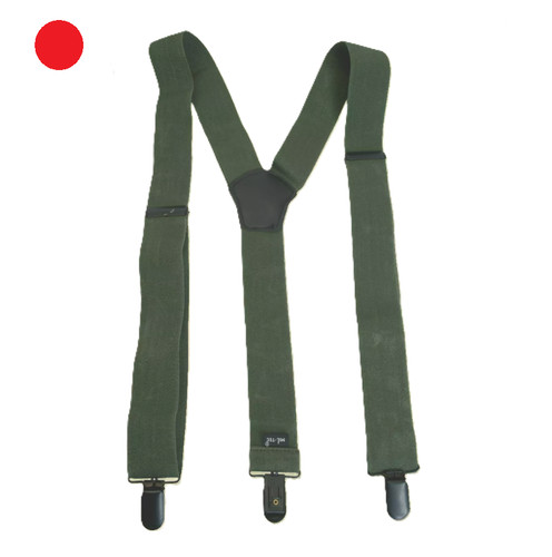 Hosenträger mit clip oliv - hosentrÄger,