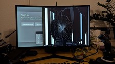 Samsung C27F396FHU 27" Curved Monitor – Defekt / Bildschirm gebrochen – Ersatzte