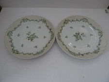 Alt Tirschenreuth Porzellan Dekor Rosengarten 2 Speiseteller D 24,5   H 3,2