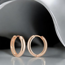 ms💎 zeitlose Creolen 585 RG