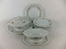 Speiseservice 6 Pers. ROSENTHAL CLASSIC ROSE POESIE - 10-teil. mit Deckelterrine