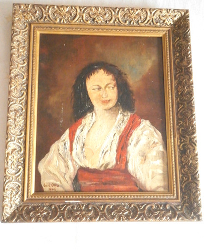 Original ölgemälde auf - original, holz