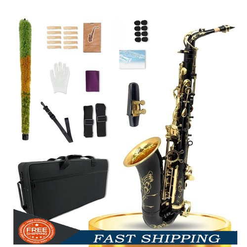Black alto saxophone flat - eb,