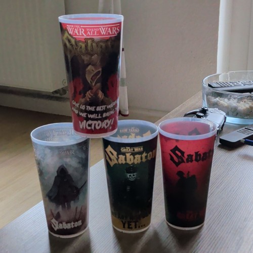 Sabaton motiv becher set - set, 4x