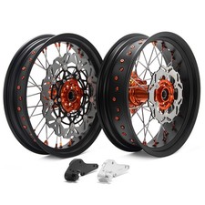 Supermoto 17" Radsatz Felgen Bremsscheiben Für KTM XC-F SX XC SX-F EXC-F 125-540