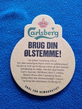 Bierdeckel Brug Din Ölstemme - Carlsberg