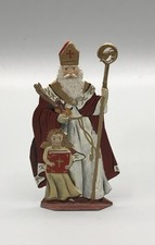 Seltene Zinn Figur Signiert Babette Schweizer 1993 Nikolaus Engel Weihnachten