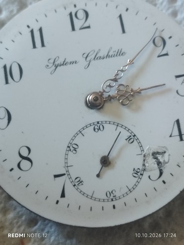 System glashütte taschenuhr - system,