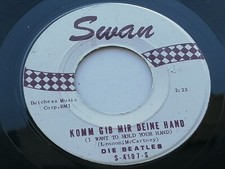 THE BEATLES  USA SWAN  45   KOMM GIB MIR DEINE HAND   HOW DO YOU DO IT