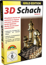 3D Schach Vers. 2.0 Gold Edition - Schachspiel - Chess - inkl. Datenträger