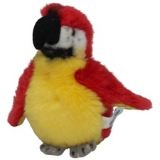 SEMO Ara-Papagei, mini Kuscheltier 12cm Gebraucht Papagei