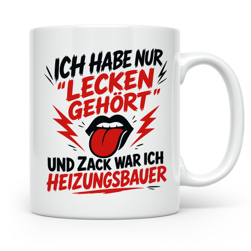 Heizungsbauer tasse mit spruch - heizungsbauer,