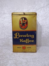 eDWecG - Lensing Kaffee Blechdose - Vintage - Reklame Werbung - 37 cm