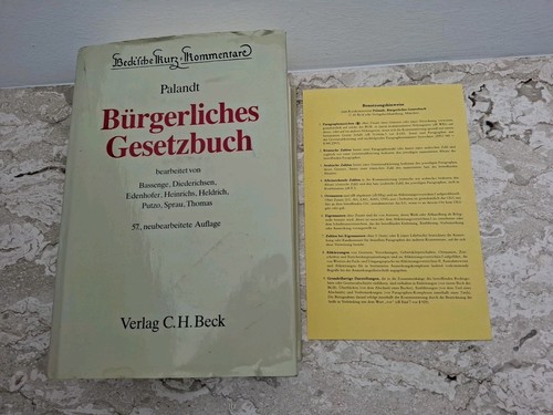 Palandt bürgerliches - palandt,