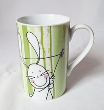 Kaffeebecher, Kaffeehaferl, Sammeltasse, Auerhahn, BE HAPPY! Steinbeck, Hase